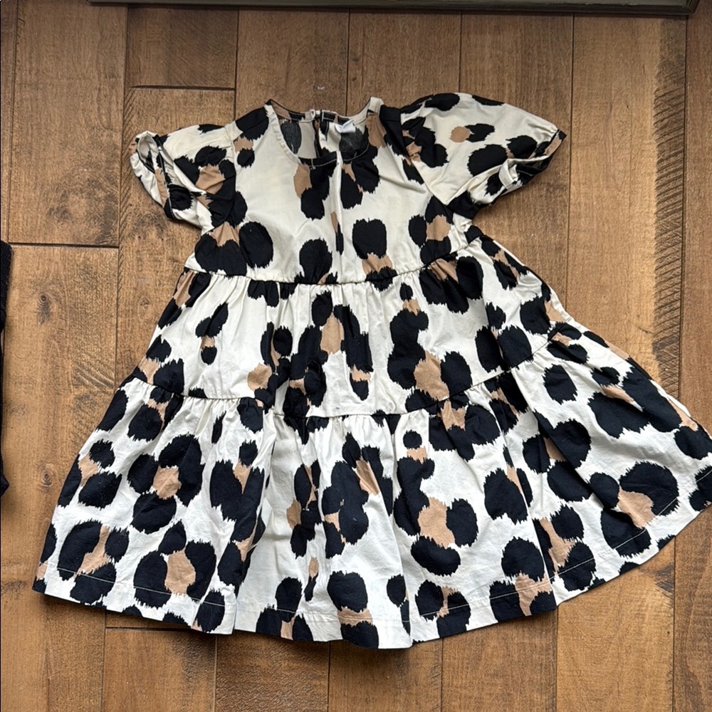 NWOT - GAP Kids Dress in Black and Brown